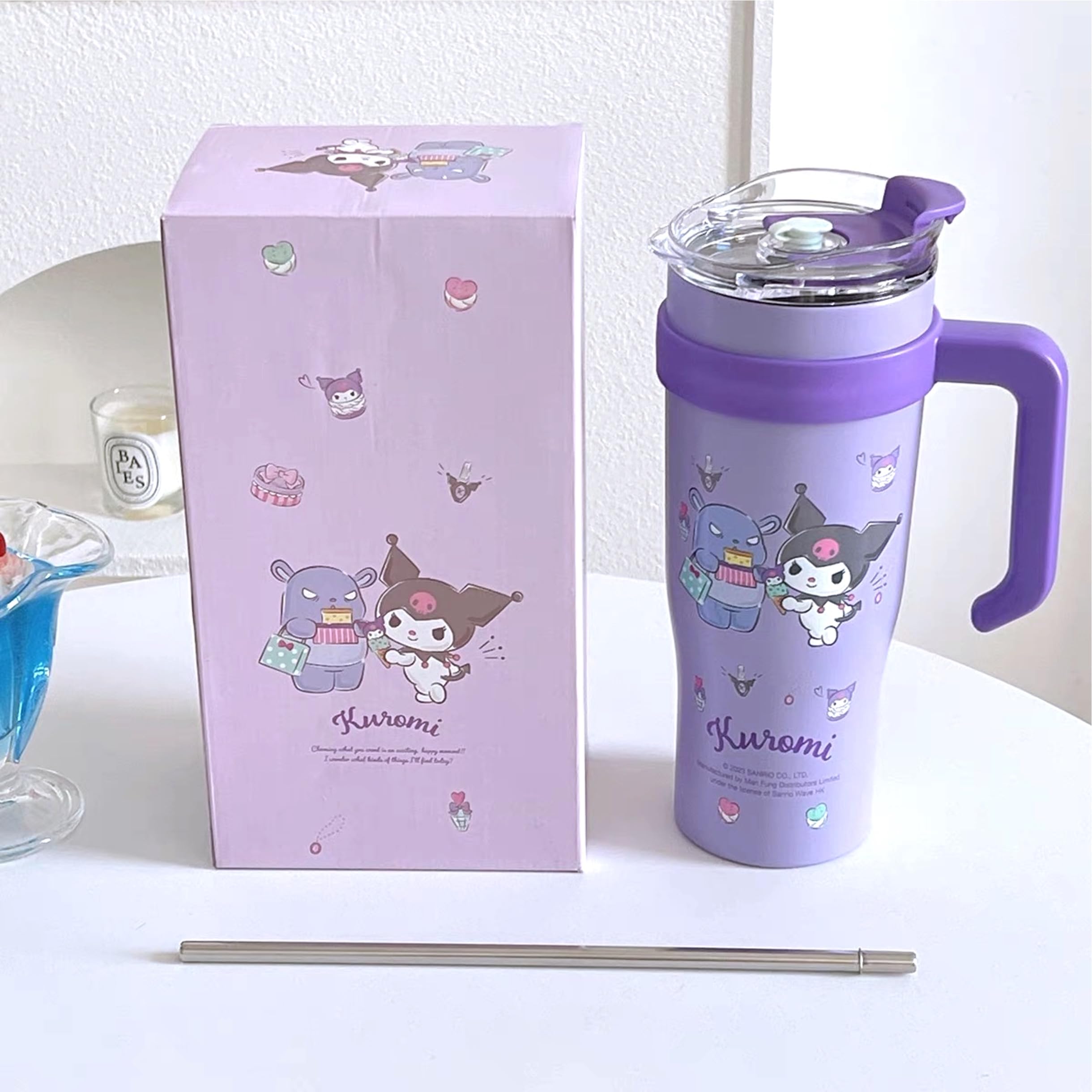 Amazon.com | Many Rainbows Kuromi Devil Stainless Steel Insulated